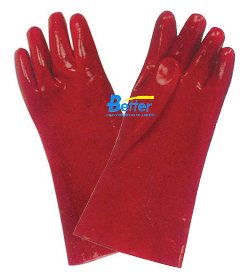 PVC Fully Smooth Dipped Chemical-Resistant-Gloves BGPC104