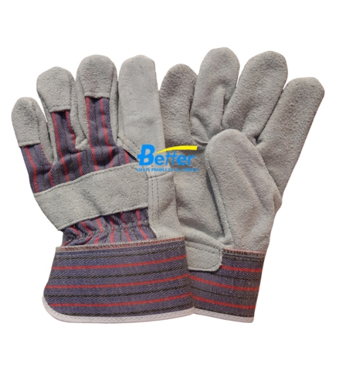 Super Cow Split Leather Palm Working Gloves (BGCL206)
