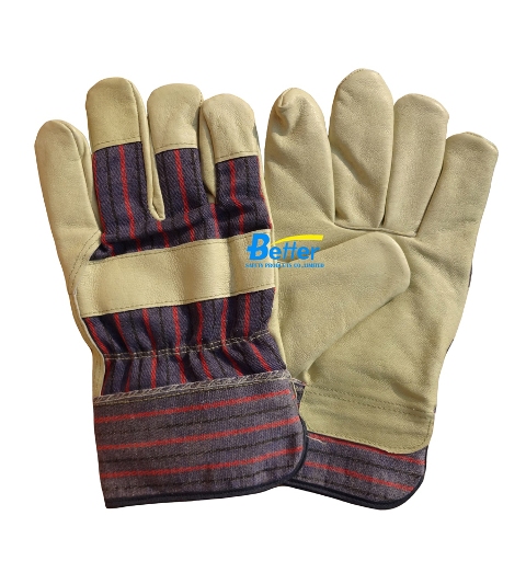Pig Grain Leather Palm Driver Gloves(BGPL102)