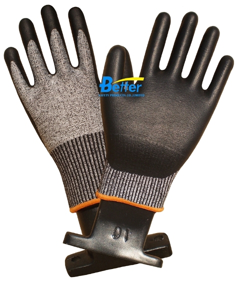 Nitrile Foam Finished HPPE Cut Resistant Working Gloves(BGDN107)