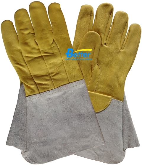 BTMWC07-Precision Cowgrain MIG Welding Safety Gloves