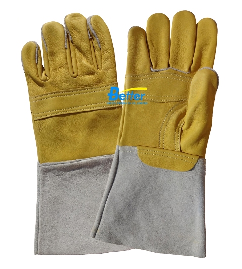 BTMWC06- High Quality Cowgrain MIG Welding Gloves