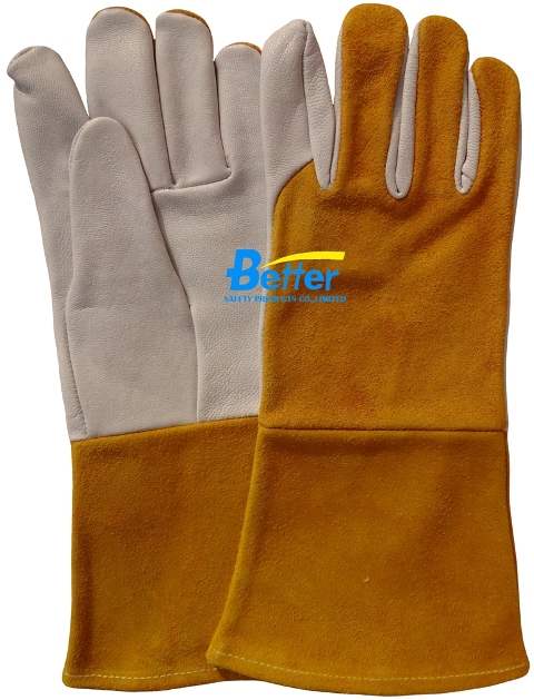 BTMWG02- Top Grain Goatskin TIG Welding Safety Gloves