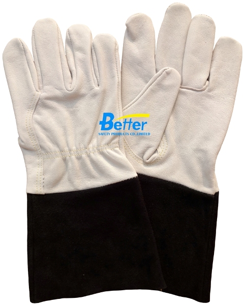 BTMWG07-Softest Top Grain Goatskin TIG Welding Safety Gloves
