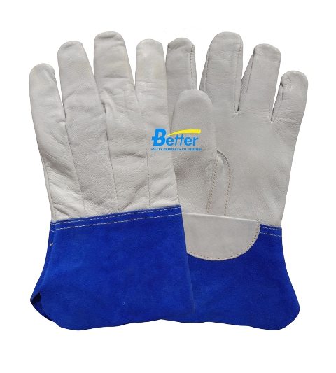 BTMWG06-Softest Top Grain Goatskin TIG Welding Safety Gloves