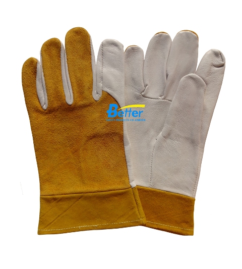 BTMWG01-Precision  Top Grain Goatskin TIG  Welding Safety Gloves