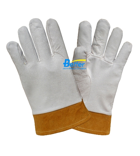 BTMWG03-  Top Grain Goatskin TIG Welding Safety Gloves
