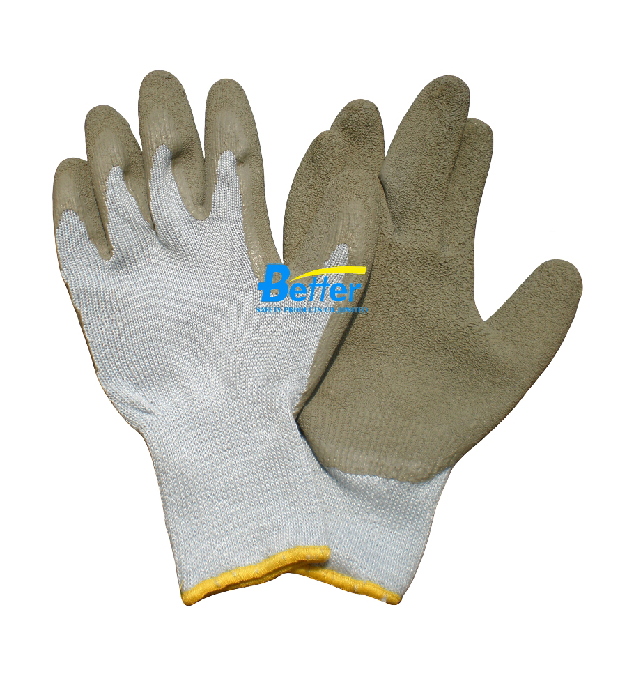 High Quality 10 Guage Latex Coated Work Gloves-BGLC104G