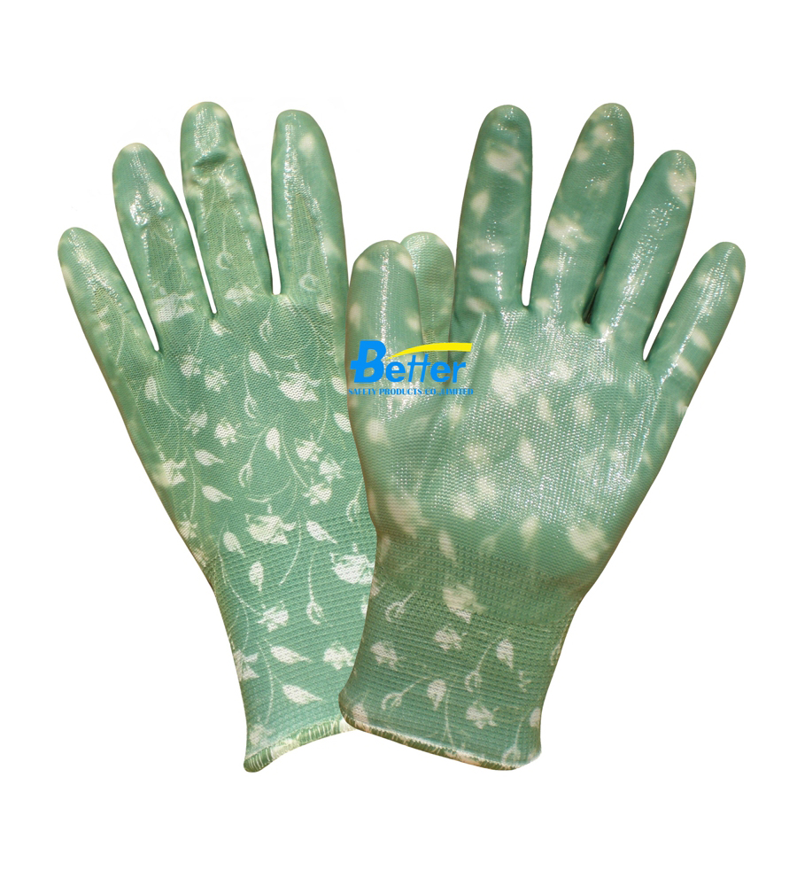 Poly with Nitrile Coated Safety Work Gloves (BGNC306)