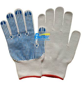 PVC Dotts Safety Work Glove (DCN10102)