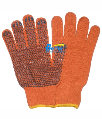 PVC Diamond Dots Safety Work Gloves (DTC10103)