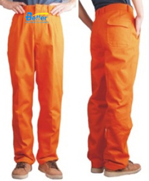 BFRT103 - Orange RF Cotton Mens Fire Retardant Clothing, Welding Pants