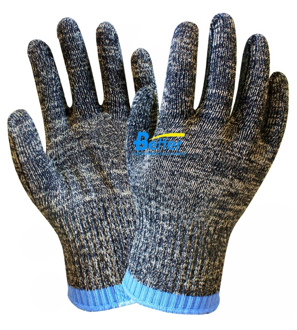 10 Gugae Aramid Fiber Cotton Steel Knitted Cut Resistant Safety Gloves BGKK102
